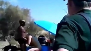 Cuckold Wife At A Beach With Many Onlookers