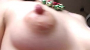 Huge puffy nipples cumming