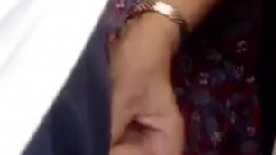 Horny Lady in a shop